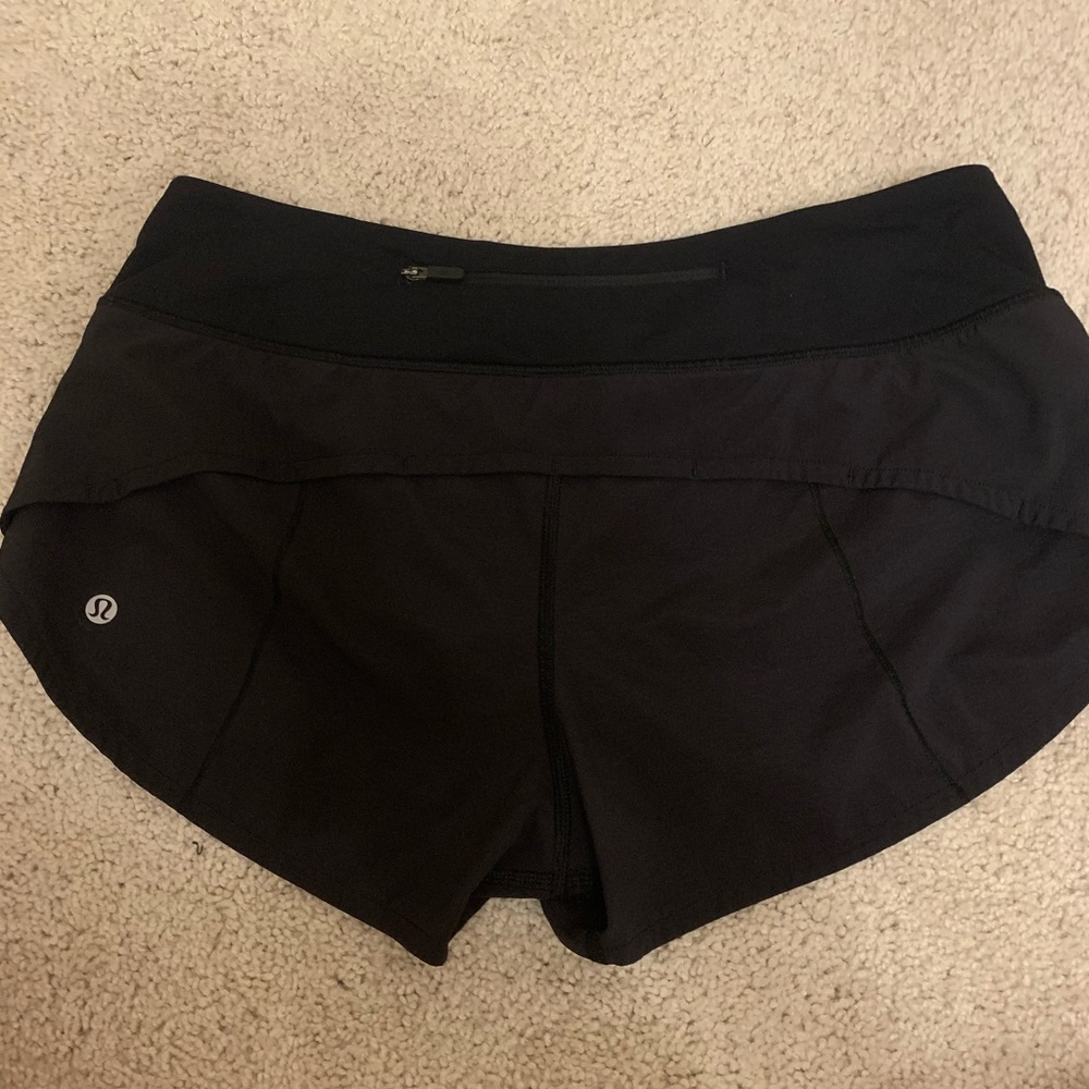 black speed up shorts 2.5